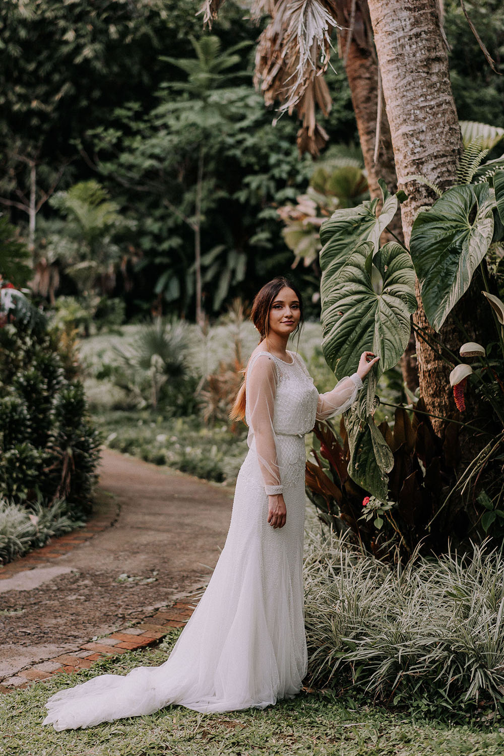 Costa Rican Botanical Garden Wedding Surprise Concert