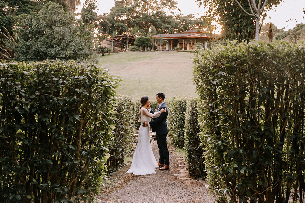 Costa Rican Botanical Garden Wedding Surprise Concert