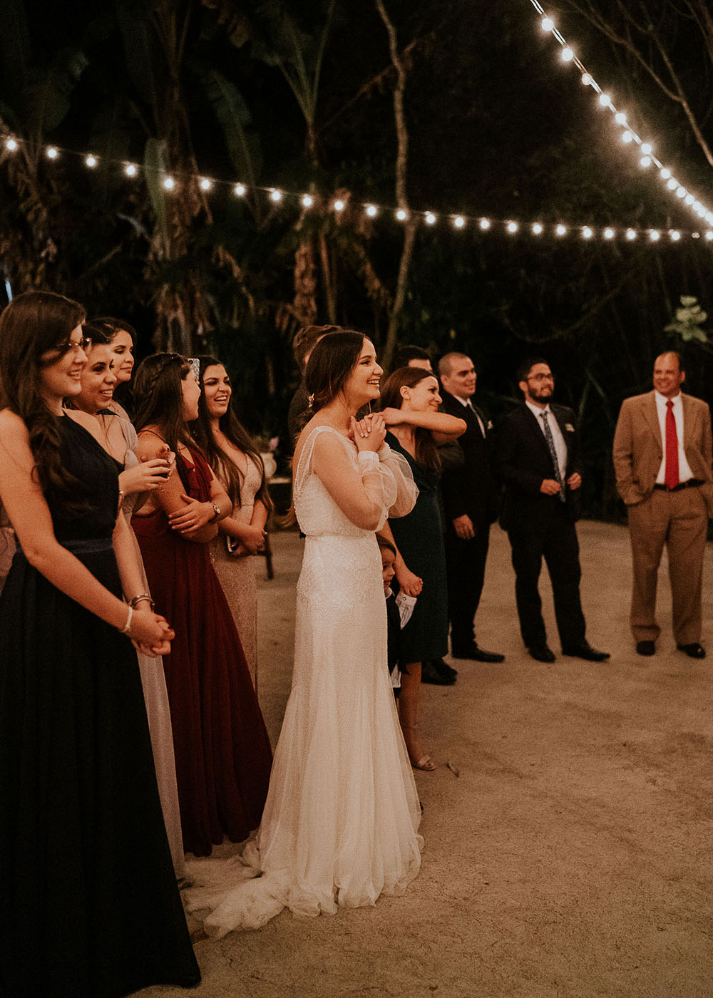 Costa Rican Botanical Garden Wedding Surprise Concert