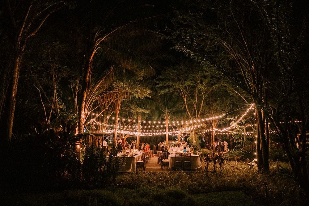 Costa Rican Botanical Garden Wedding Surprise Concert