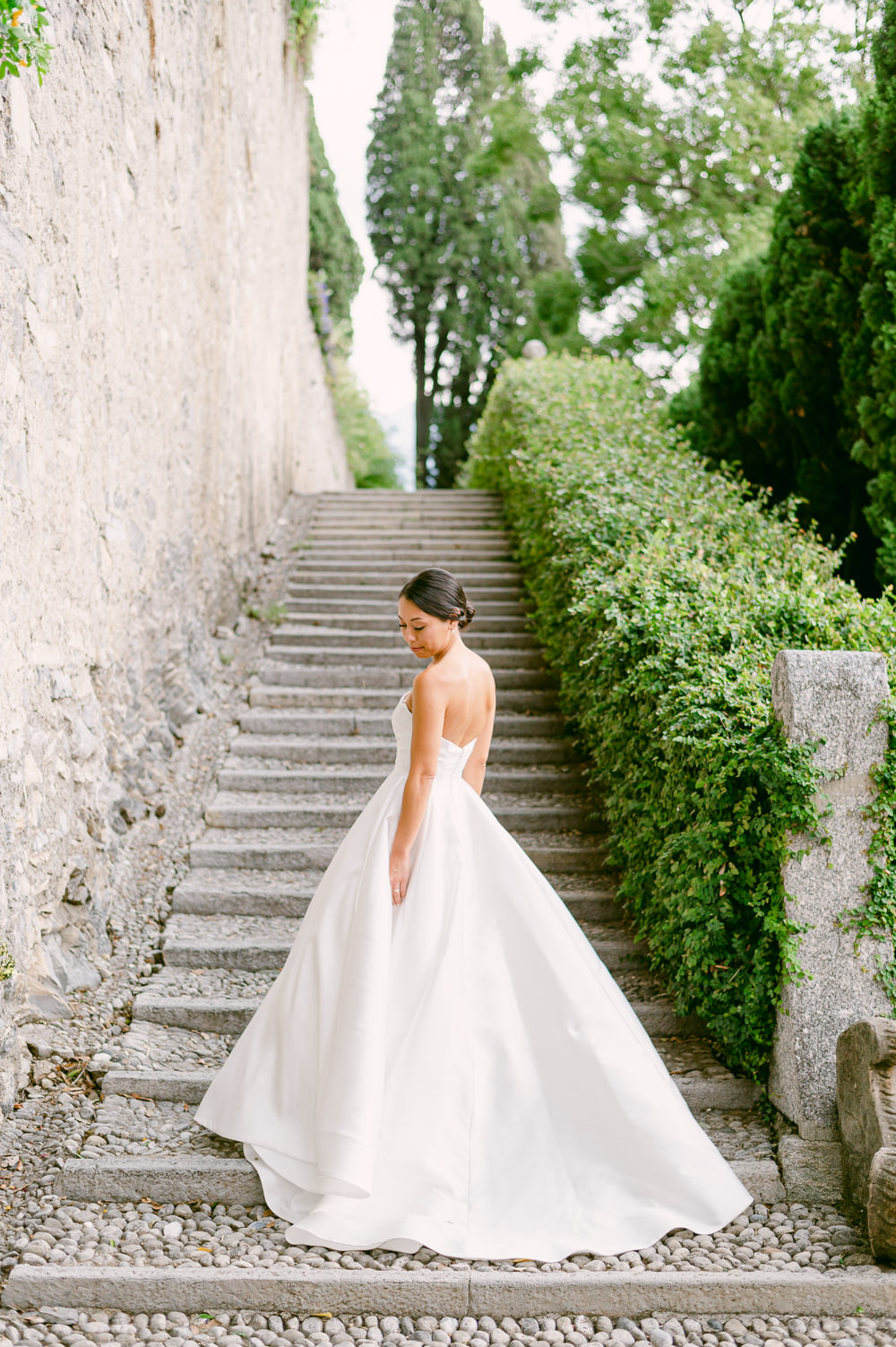 Refined Lake Como Wedding Garden Meets Sea
