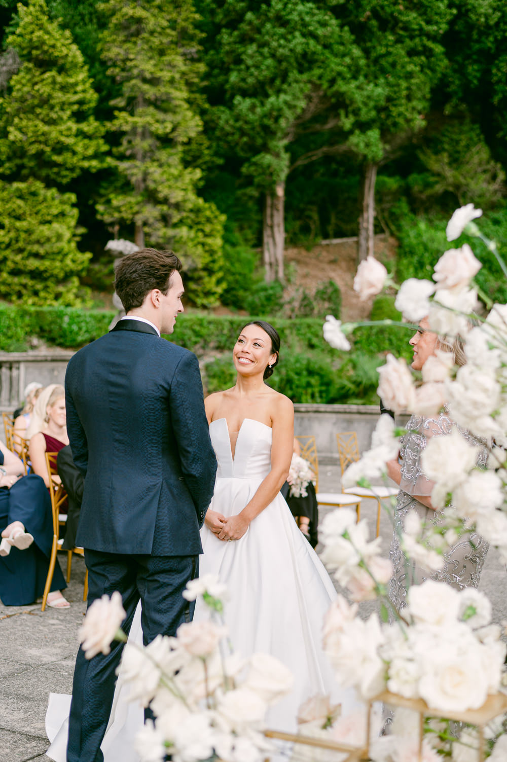 Refined Lake Como Wedding Garden Meets Sea