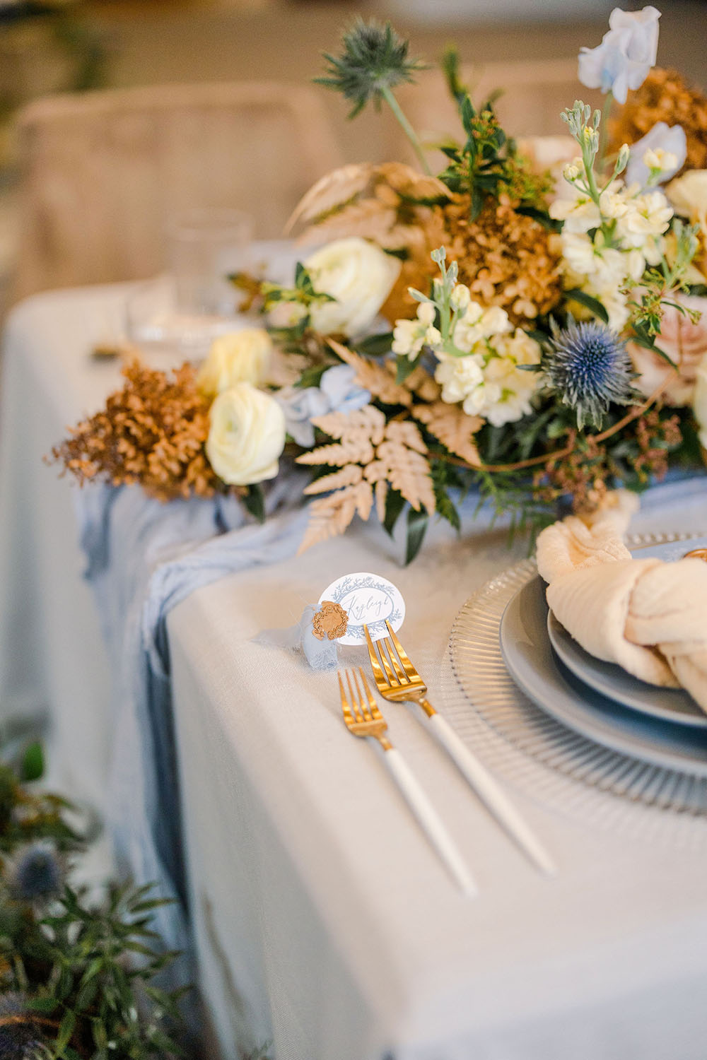 Dusty Blue Wedding Lemon Meringue Colors
