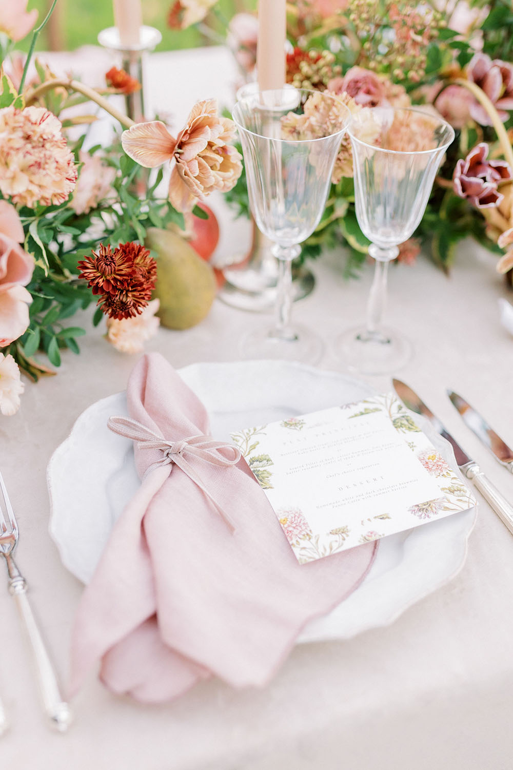 Pear Infused Wedding Chateau De Courtomer