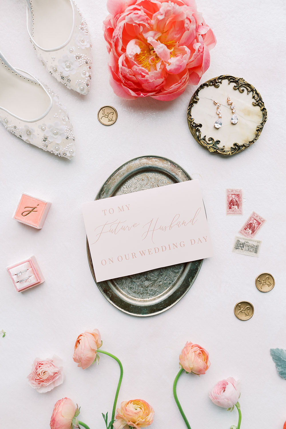 Pink Peony Wedding Great Marsh Estate