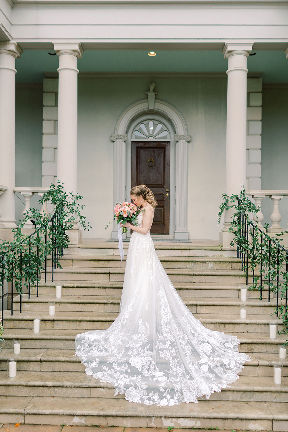 Pink Peony Wedding Great Marsh Estate