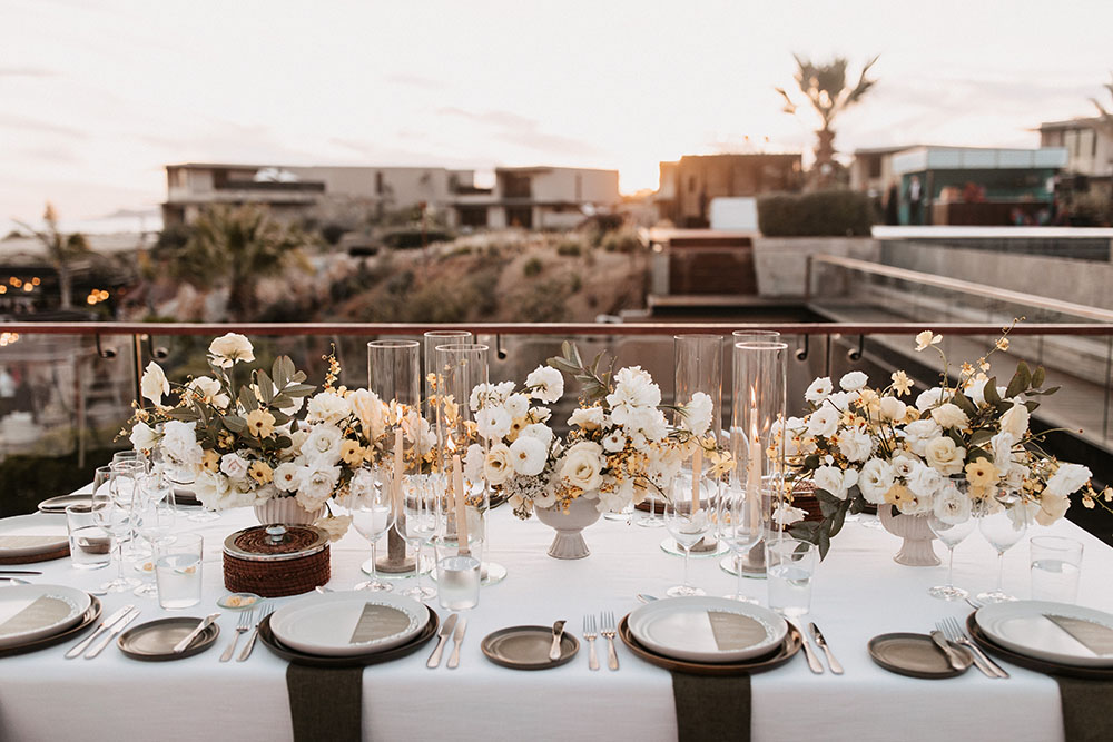 Modern Cabo Wedding After Party