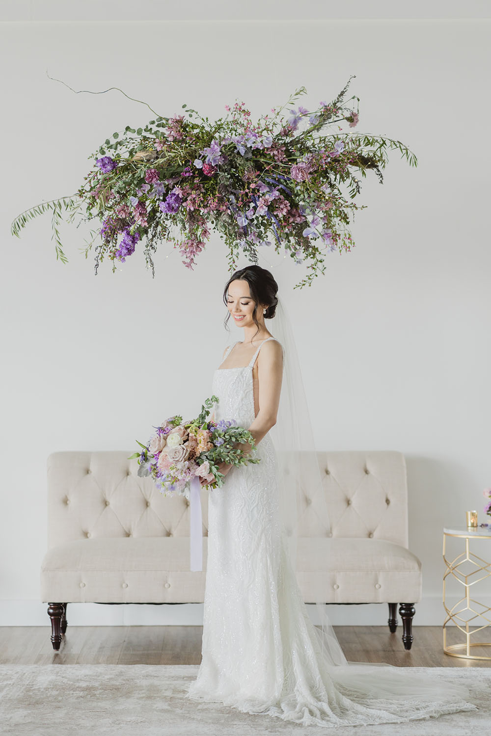 Soft Lilac Wedding Vancouver Loft