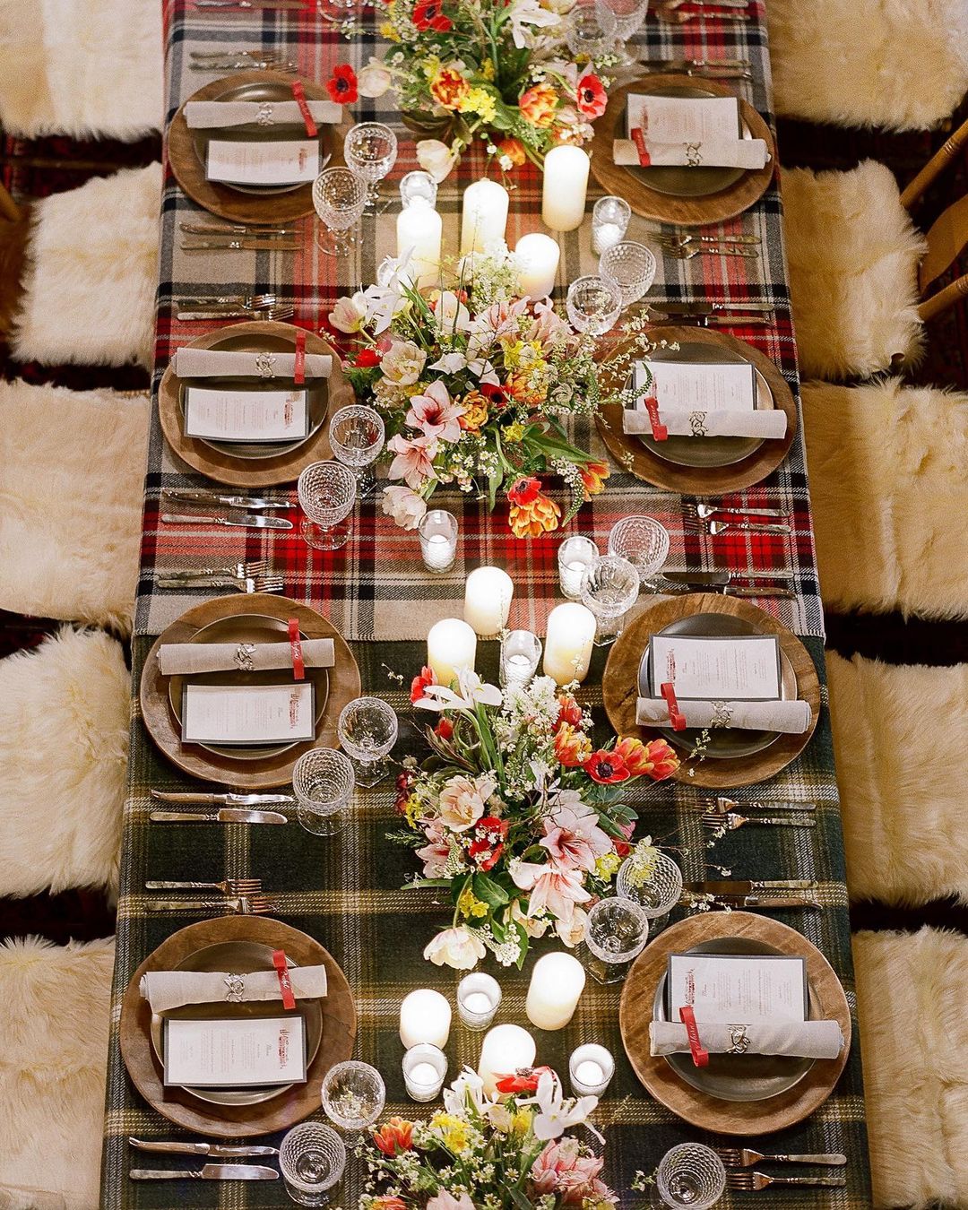 Winter Wedding Reception Ruffled Blog