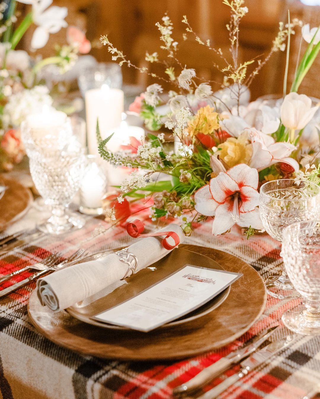 Winter Wedding Reception Ruffled Blog