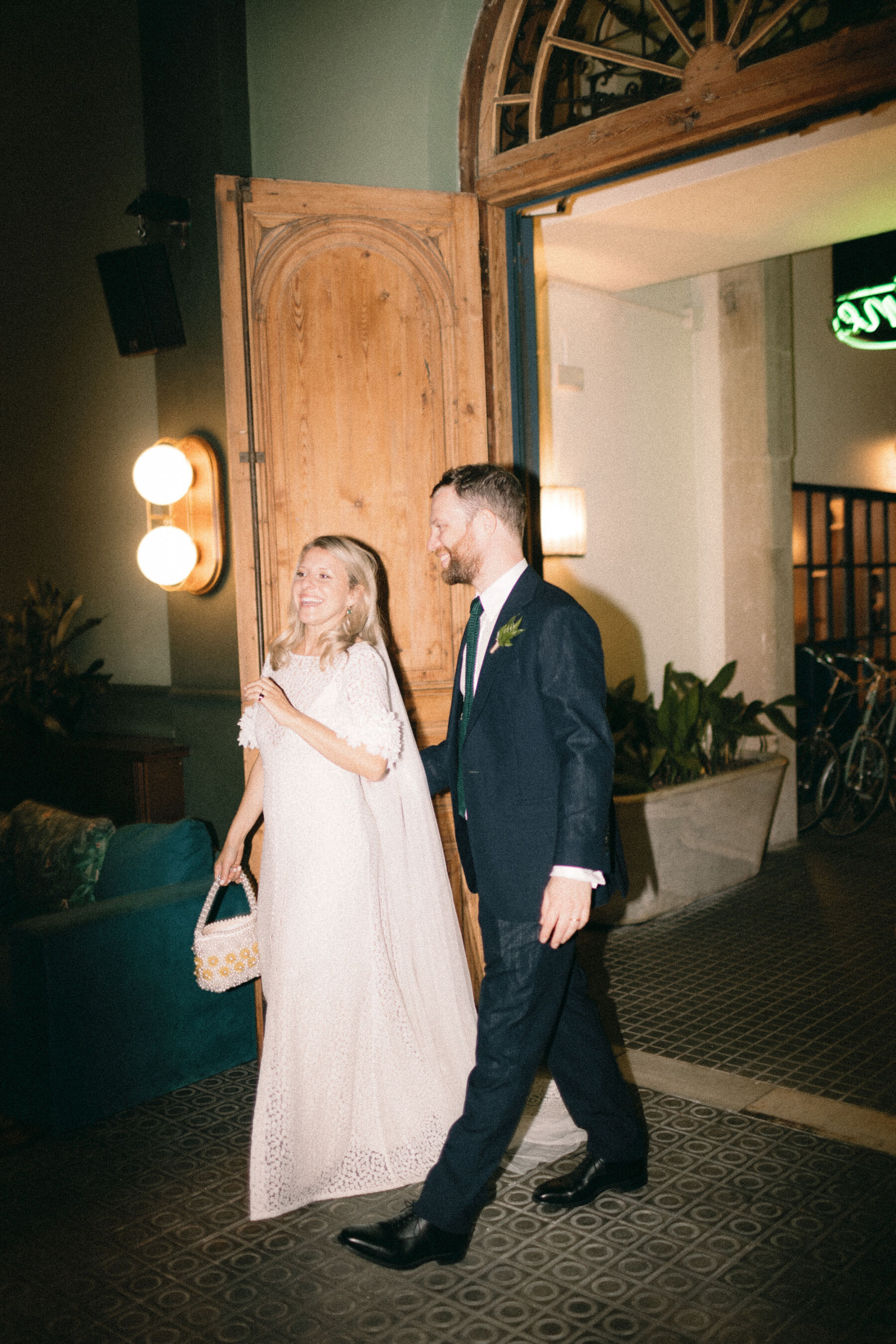 Bride wearing Immacle wedding dress.   Rebecca Rees Photography.