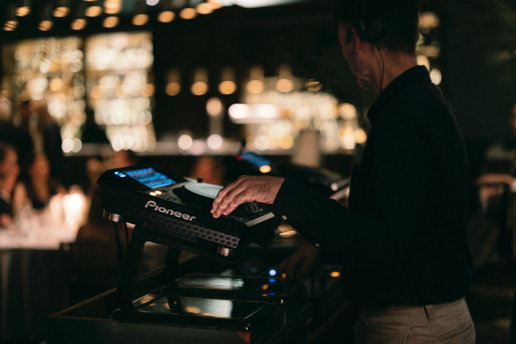 Wedding DJ. Rebecca Rees Photography.