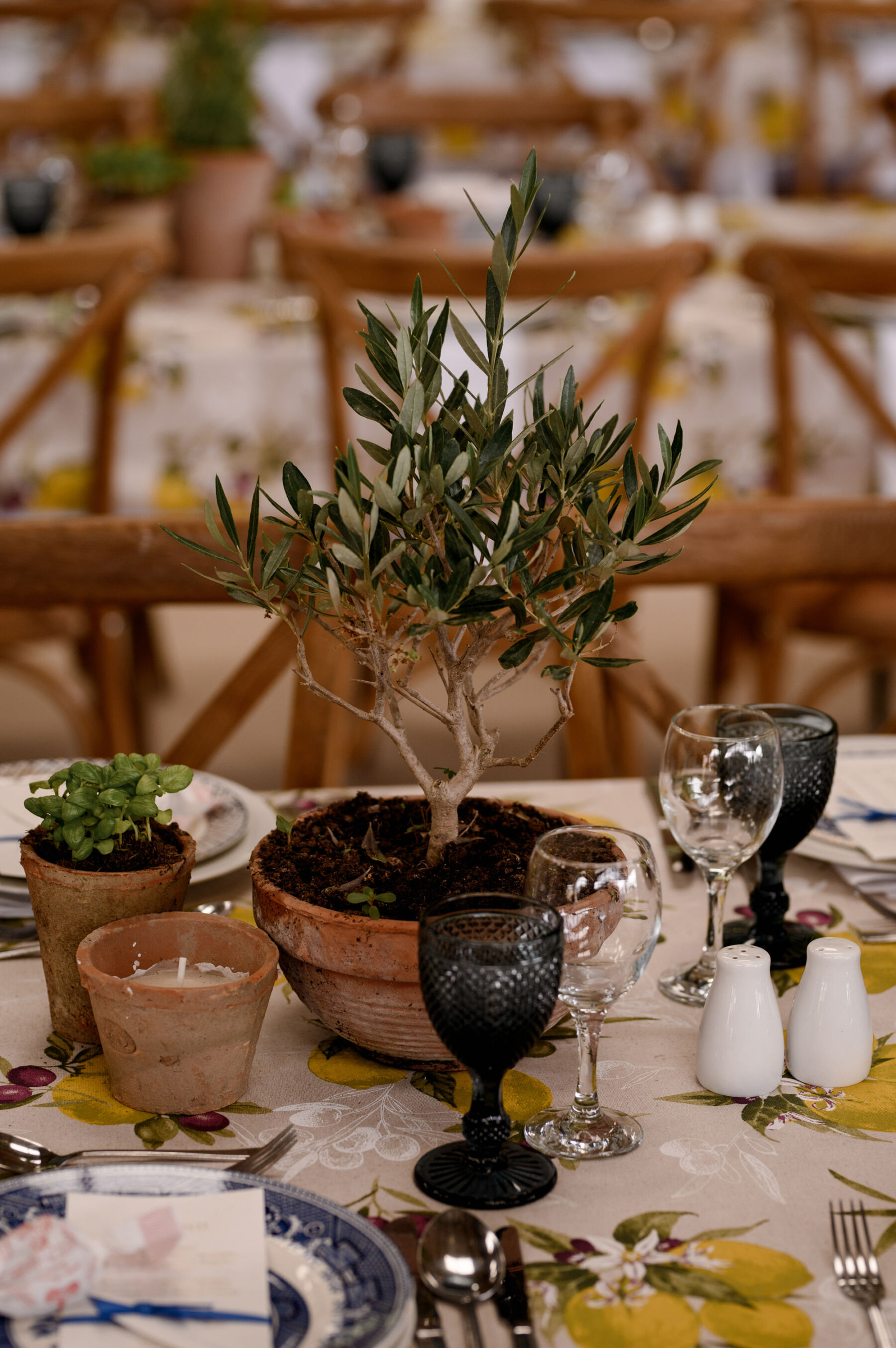 Italian inspired wedding ceremony at Manor Farm in Northamptonshire. Taylor Hughes Photography.