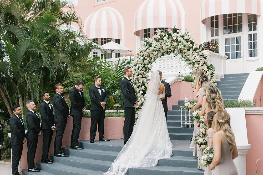 Pink Palace Wedding Florida Gulf Coast