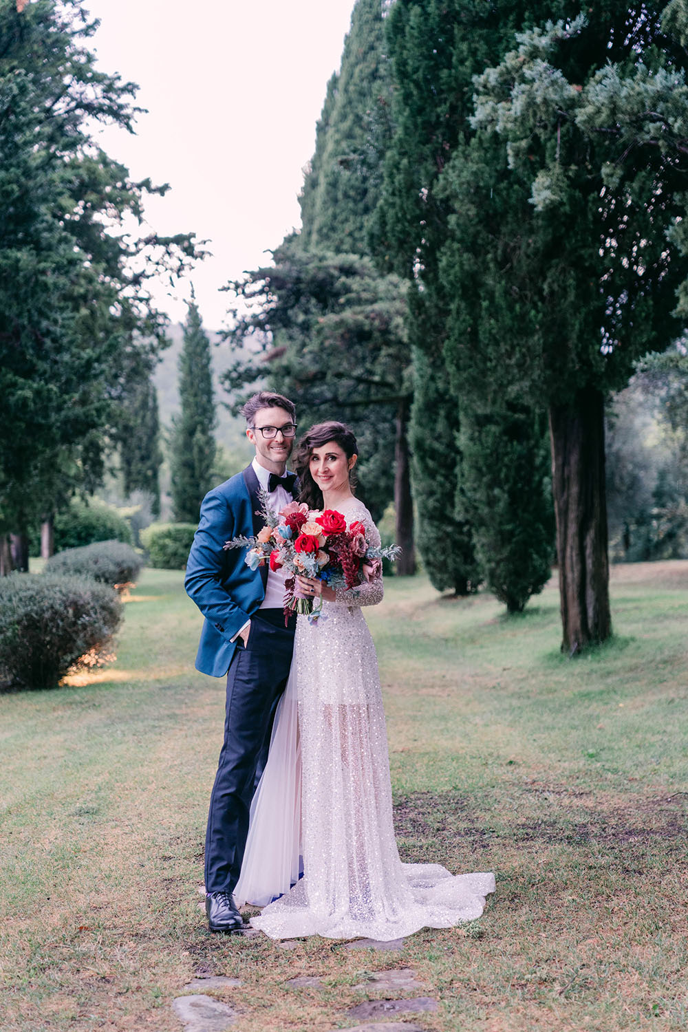 Jewel Toned Wedding Umbria