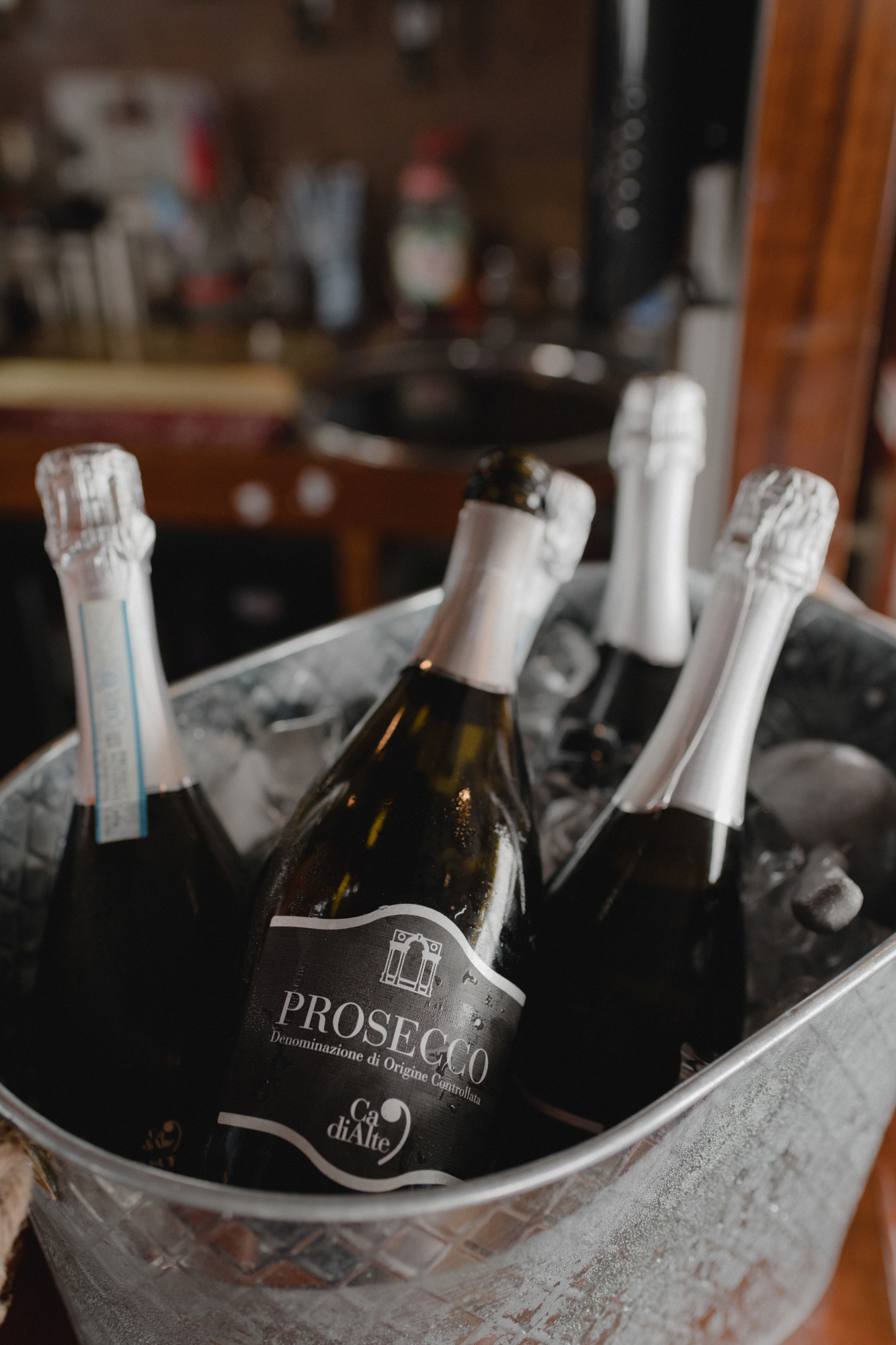 Bottles of Prosecco