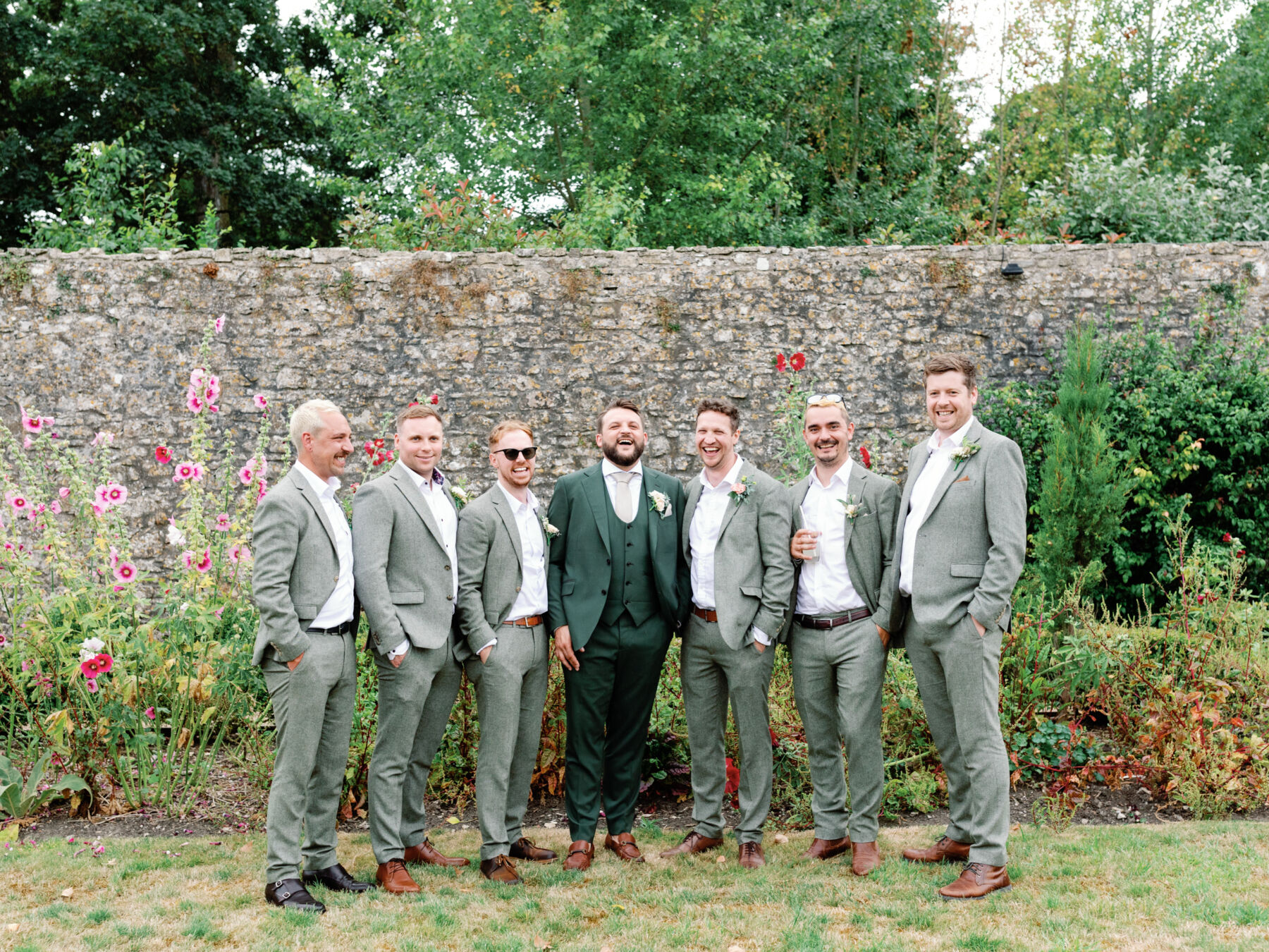 A Bridal Gown Covered in Pearls for a Nature Inspired & Whimsical Wedding at Gileston Manor in Wales 36 Jade Osborne Photography Georgia Mike 56