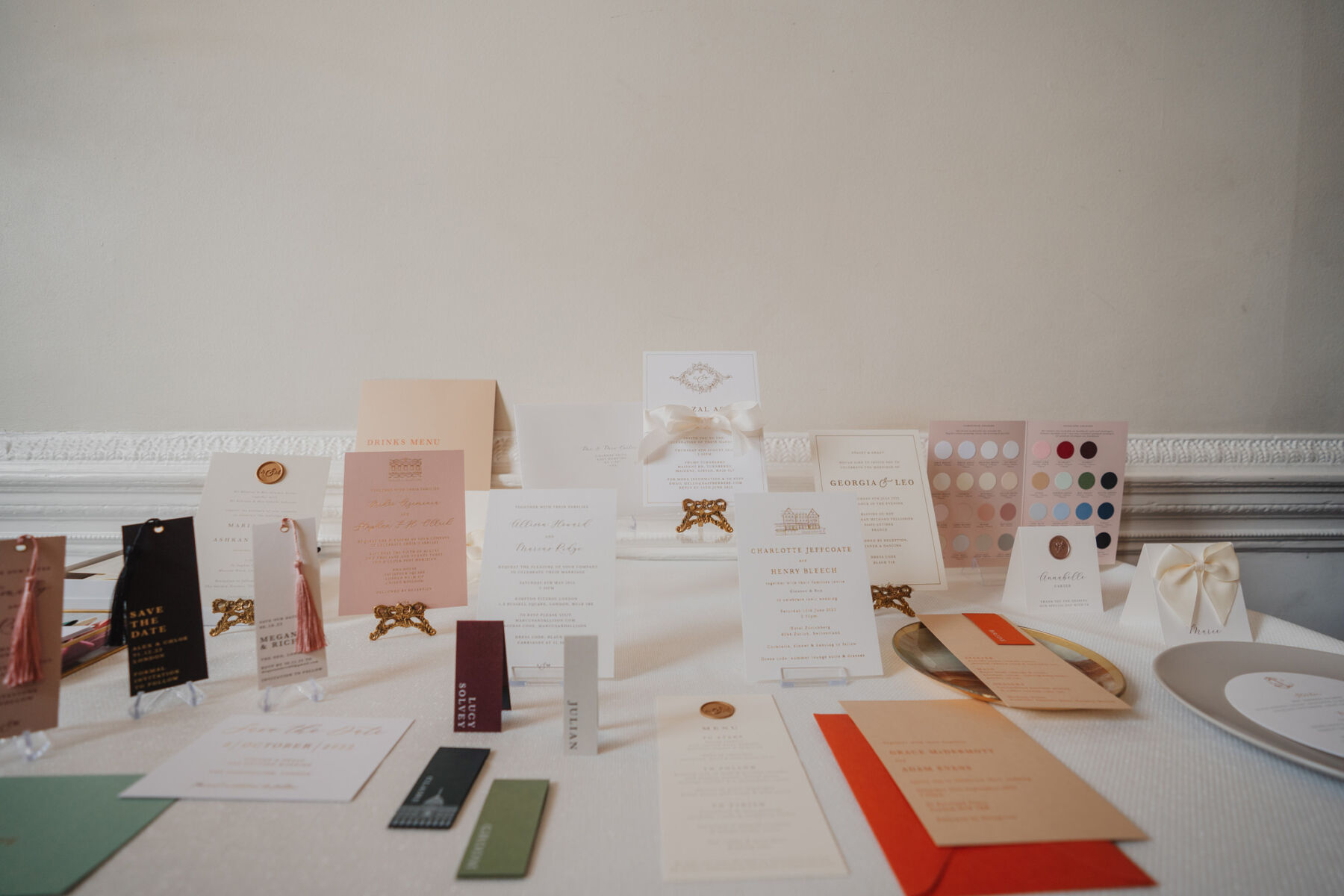 How to Create a Beautiful Sustainable Wedding on a Small Budget, with 41 Portland Place, London 29 Elegant wedding stationery