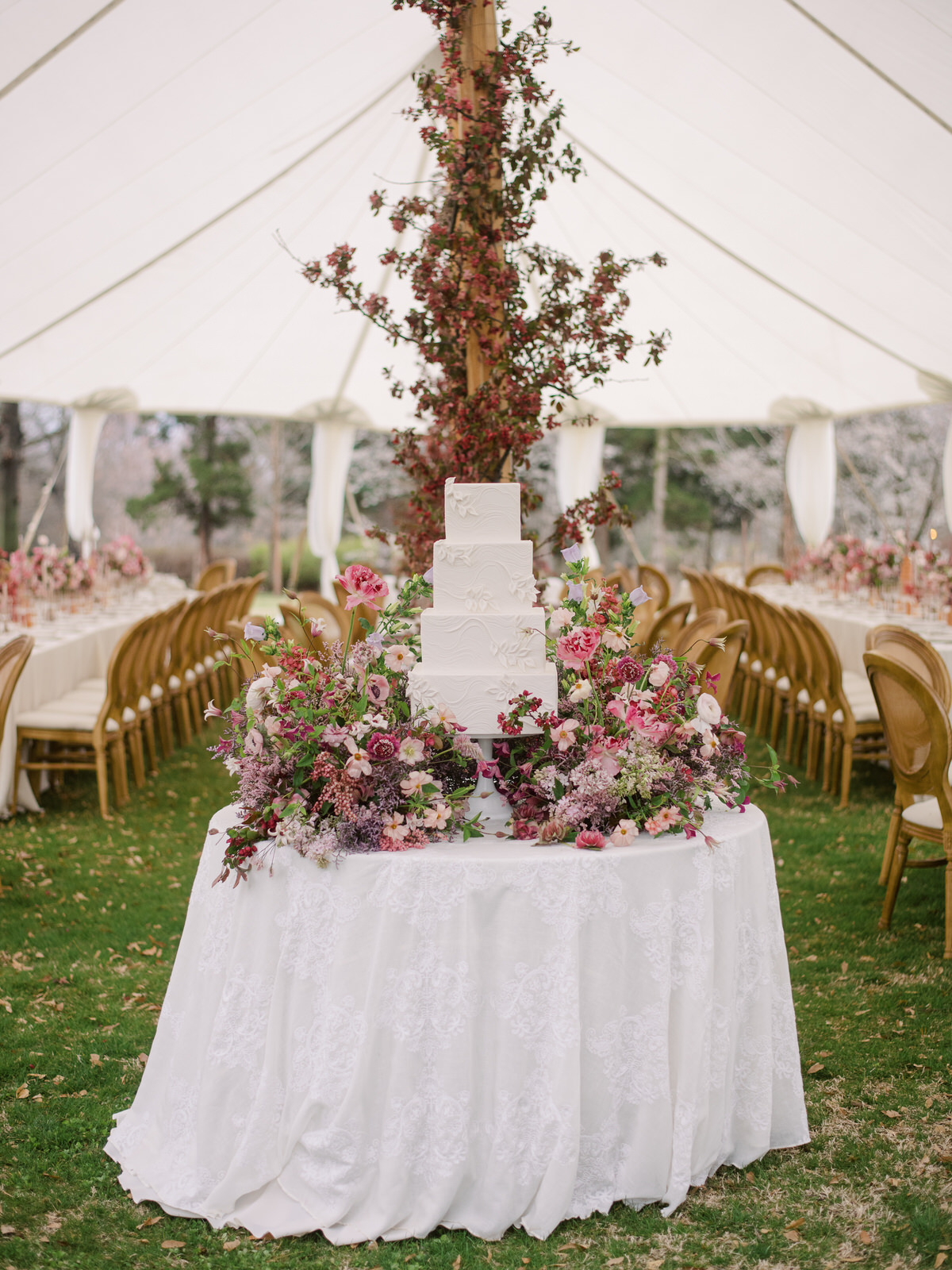 Tented Pinkphilbrook Wedding