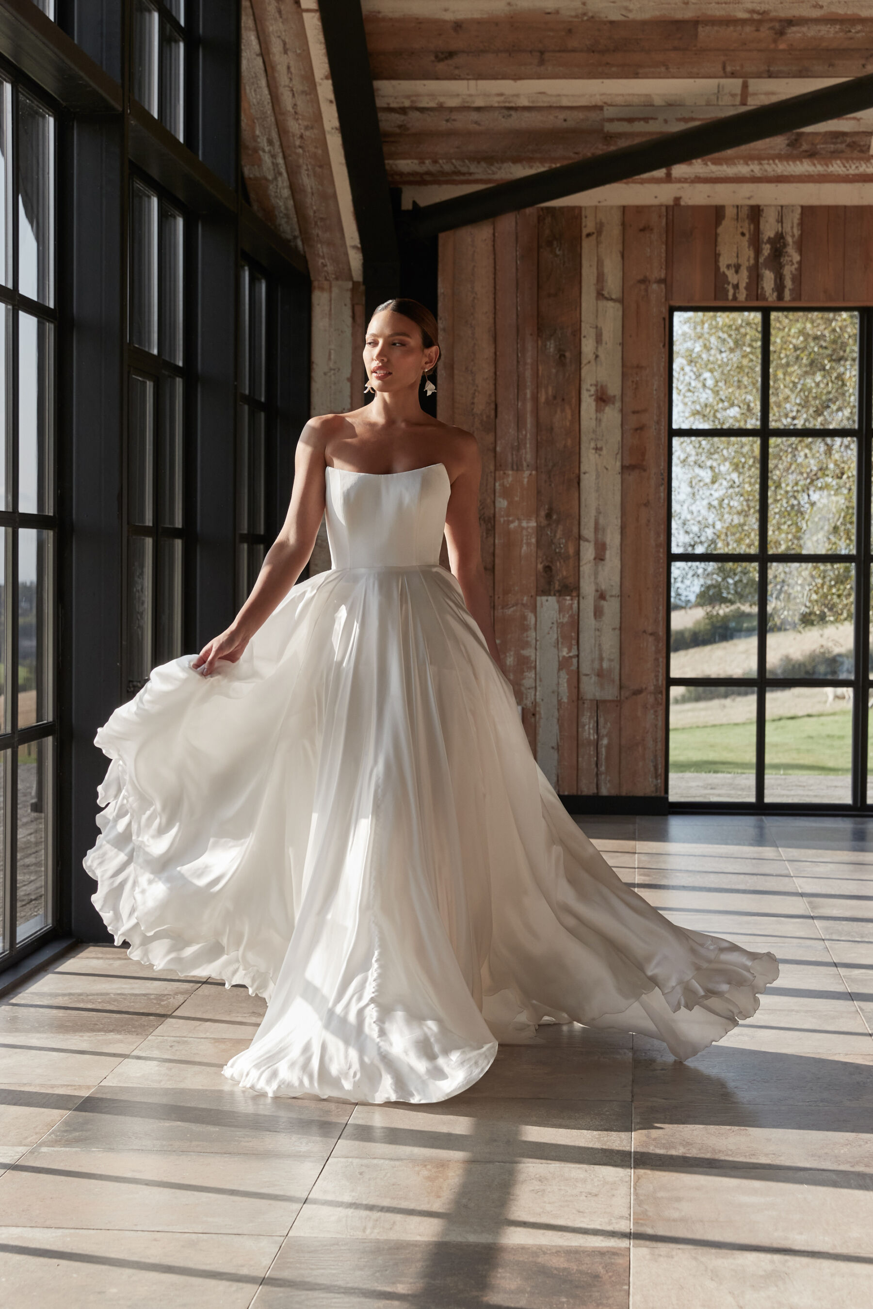 Carina Baverstock Couture: The Best Wedding Dress Boutique for Brides in Bradford-on-Avon, Bath, Bristol & Beyond 15 Swooshy wedding dress by Sassi Holford