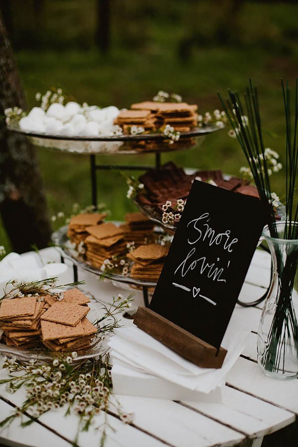 fun smores station winter bachelorette party ideas for a unique camp theme