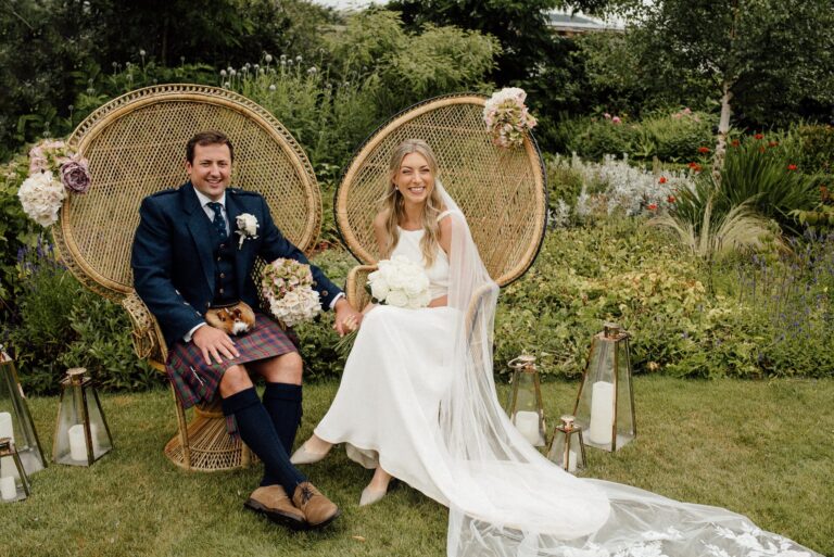 A Classic, Casual & Romantic Summer Garden Party Wedding