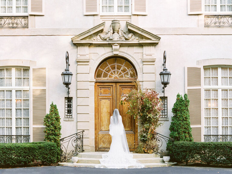 Fall Foliage Ceremony Arch Glen Manor House