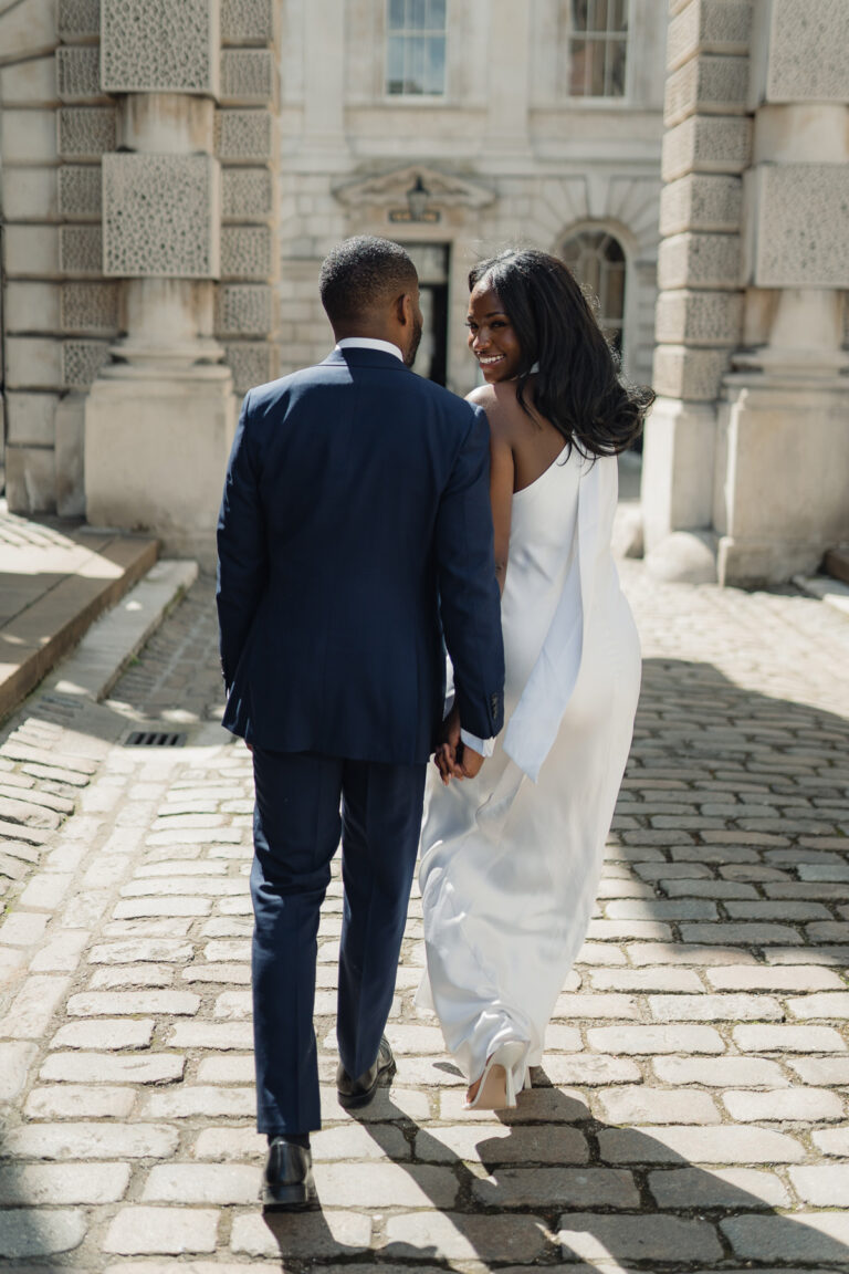 Galvan London Elegance: Kereen & Akin's Somerset House Dinner Party Wedding