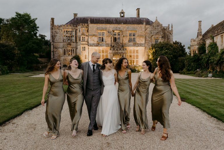 A Somerset Wedding at Brympton House for Kirsten, Wearing Odeline by Marie Laporte | Love My Dress®