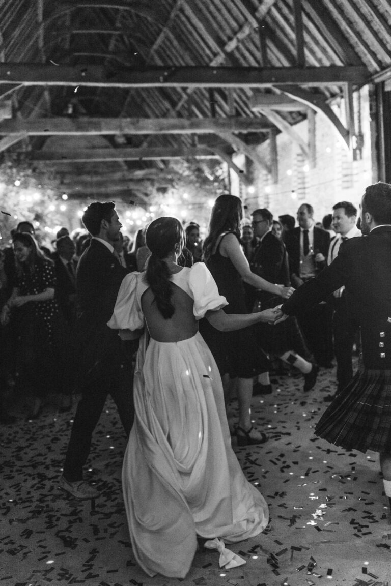Katie in & For Love for her Waxham Great Barn Wedding