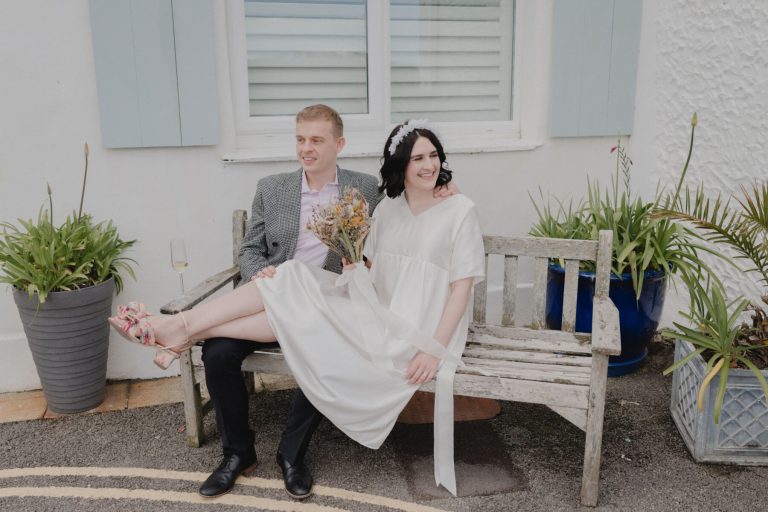 A Laidback Wedding in Cornwall With Dried Flower Bouquets