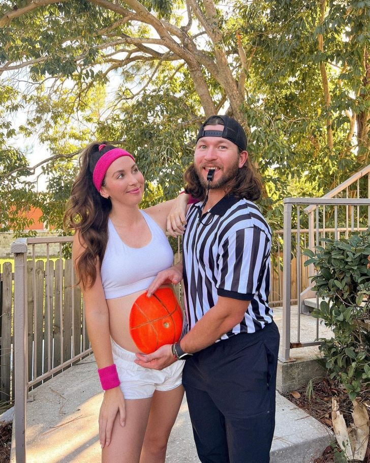 cute referee and basketball best diy halloween costumes and ideas for pregnant couples