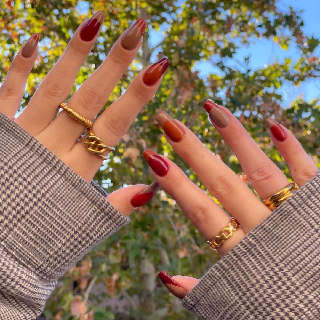 Fall Nail Ideas Teardrop Wedding