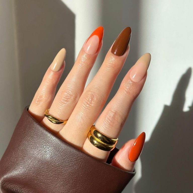 57 Cute Thanksgiving Nails Ideas and Nail Art Designs for 2023