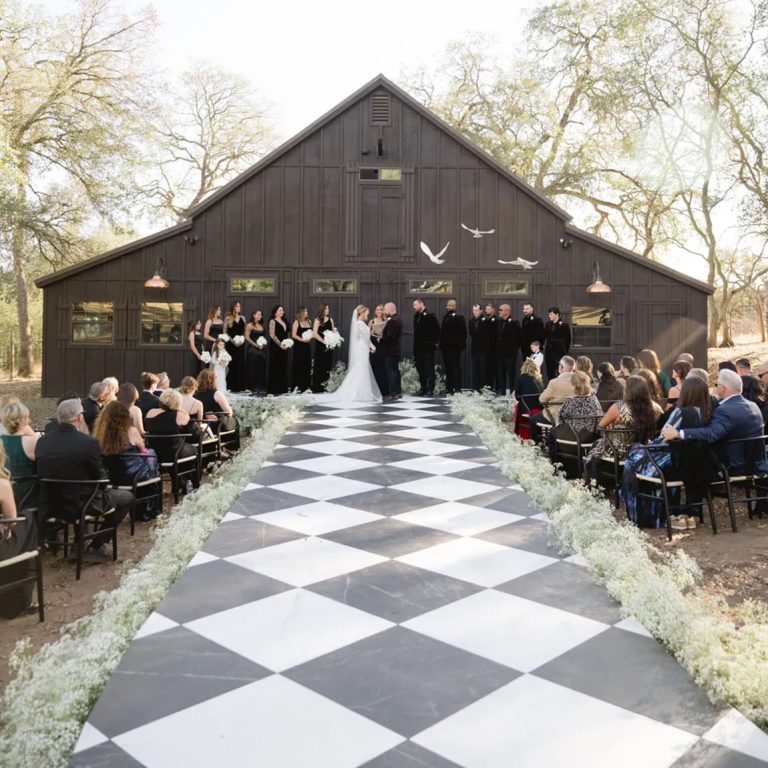 This Couple Held Their Wedding Reception in Their Own Wine Cave!