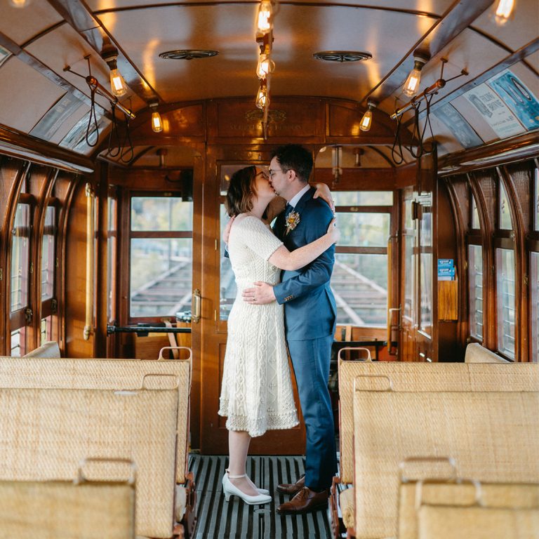 The Bride Knitted Her Own Wedding Dress!
