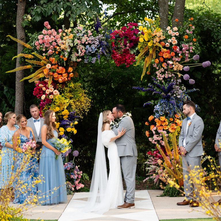 This Whimsical Texas Wedding Was an Explosion of Vibrant Florals