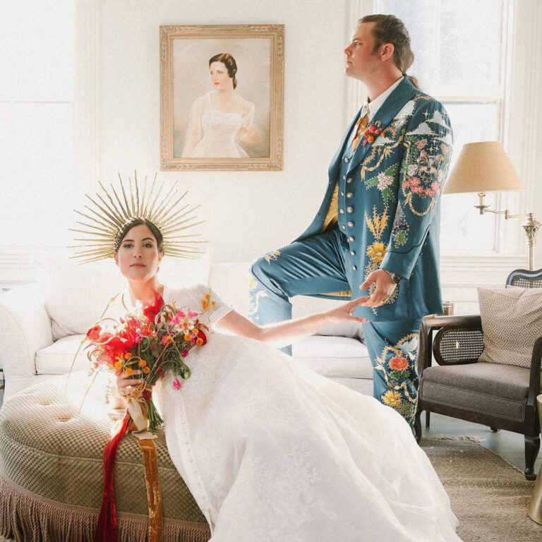 An Eclectic Festival-Inspired Glamping Wedding on the California Coast