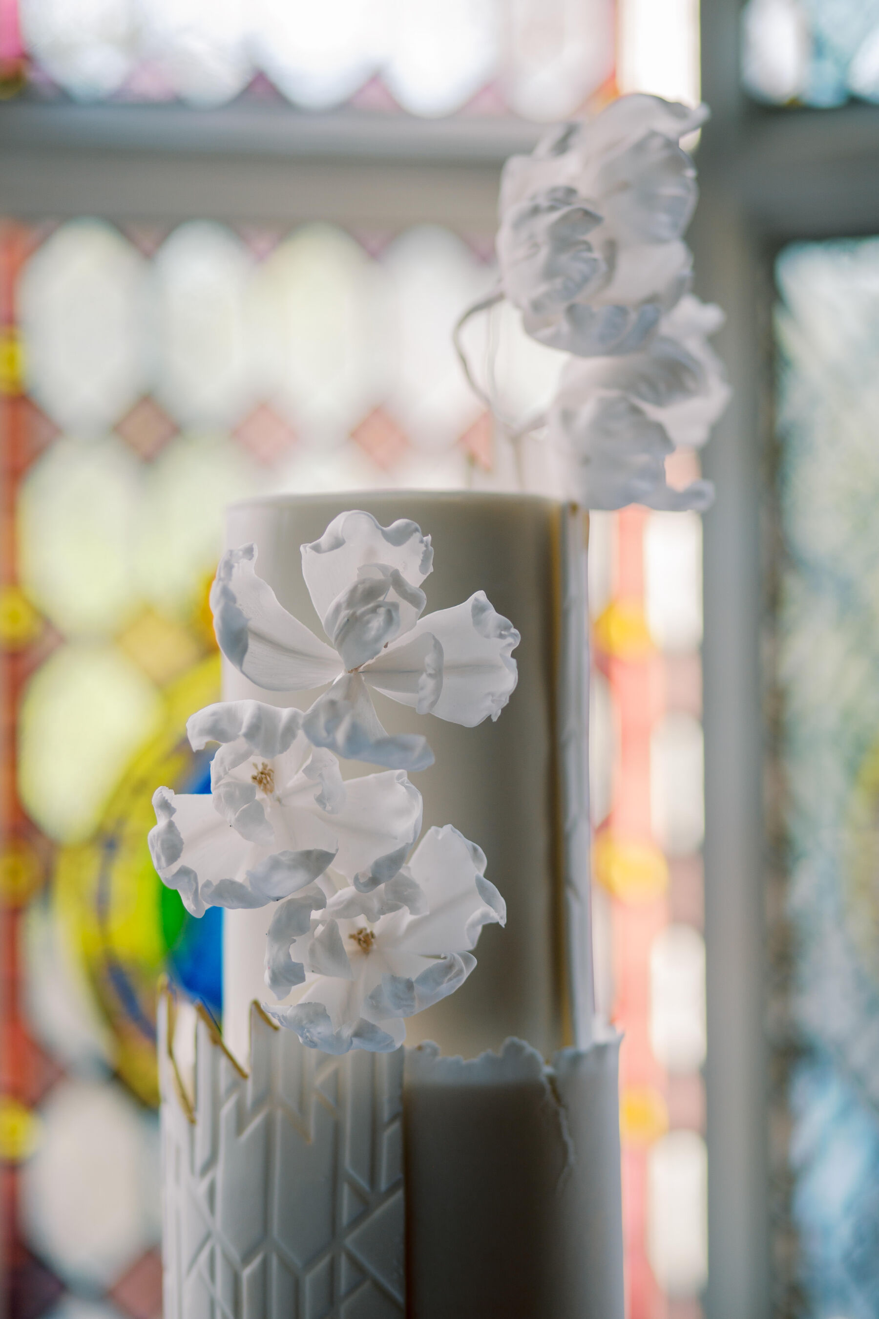 Gothic Architecture Inspired Wedding Styling, at Strawberry Hill House 16 Elegant Gothic architecture inspired wedding cake by Louise Hayes Cake Design.