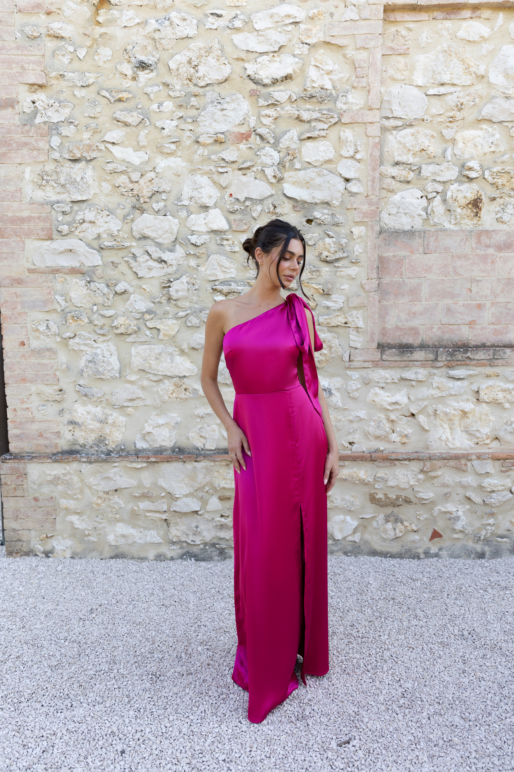 hot pink porto dress rewritten