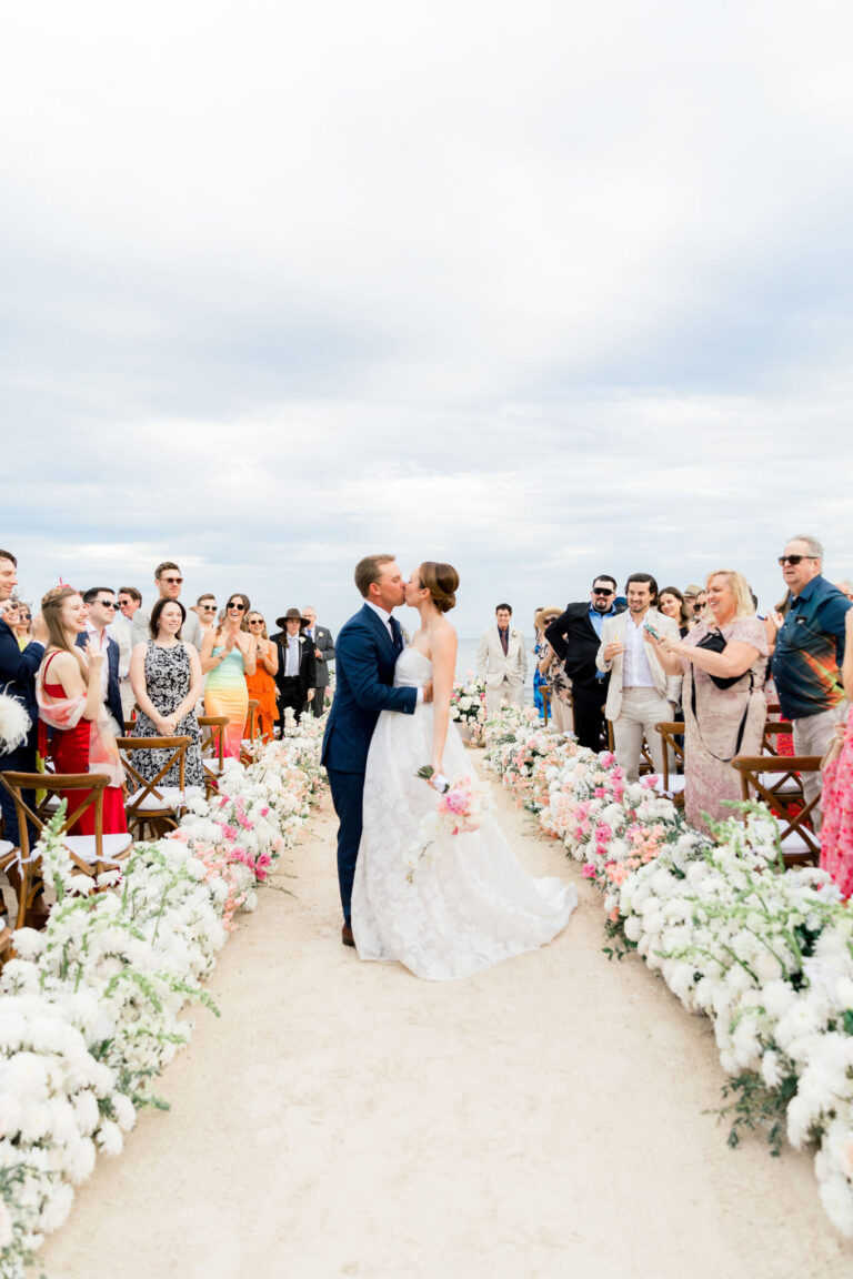 Romantic Riviera Maya Beach Wedding with Orchids & Nautical Charm ⋆ Ruffled