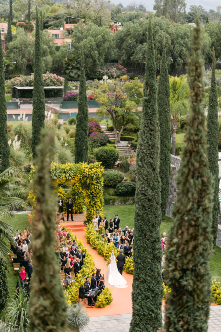 A Sun-Drenched Yellow Garden Wedding at Rosewood San Miguel de Allende